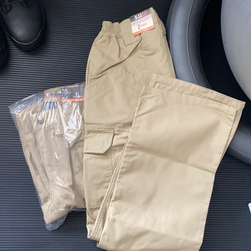 5.11 khaki tactical pants size 2